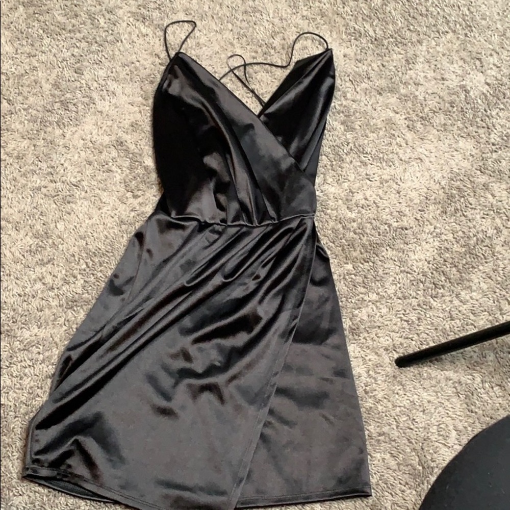 Mini black dress